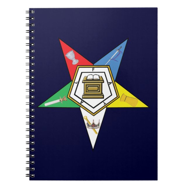 Caderno Espiral A estrela do OES (Frente)