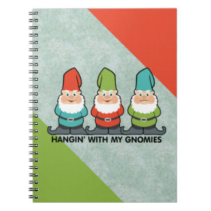 Caderno Espiral A Ficar Com As Minhas Casas De Gnomias
