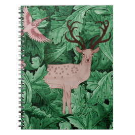 Caderno Espiral A folha verde de William Morris