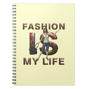 Caderno Espiral A forma do T é minha vida