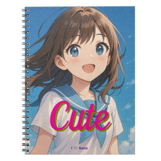 Caderno Espiral A Girl under the Summer Sky