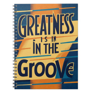 Caderno Espiral A Grandeza Está No Ritmo
