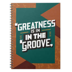Caderno Espiral A Grandeza Está No Ritmo