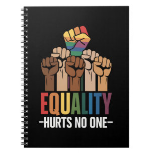 Caderno Espiral A Igualdade Não Magoa Ninguém Orgulho LGBTQ Direit