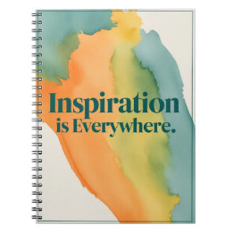 Caderno Espiral A Inspiração Está em Toda Parte