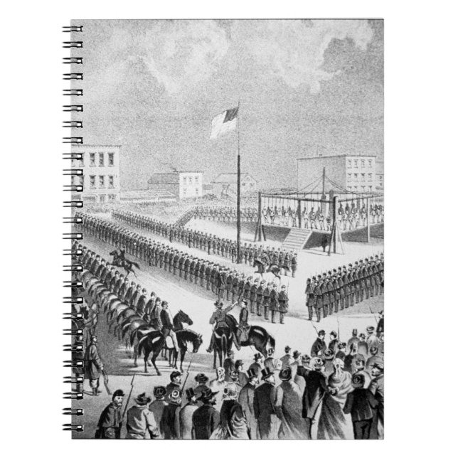 Caderno Espiral A insurreição de Santee Sioux, Mankato, Minnesota, (Frente)