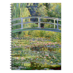 Caderno Espiral A lagoa do Água-Lírio por belas artes de Monet