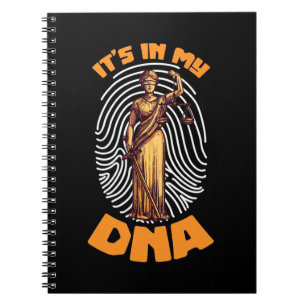 Caderno Espiral A Lei Está No DNA Do Advogado