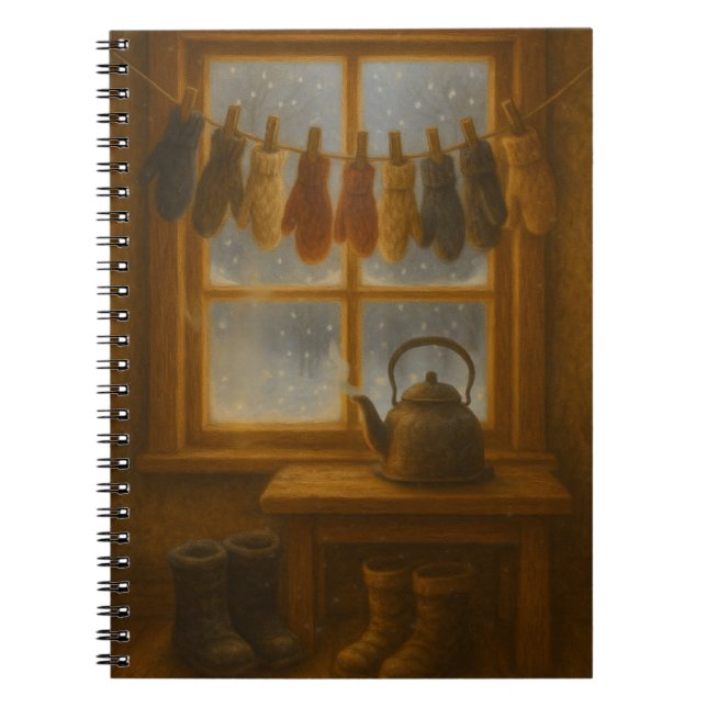 Caderno Espiral A Linha da Luva (Frente)
