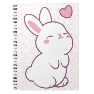 Caderno Espiral A Little Bunny Made of Feelings