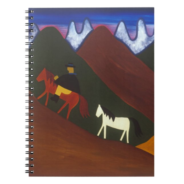 Caderno Espiral A lua e o puma que dizem adeus ao (Frente)