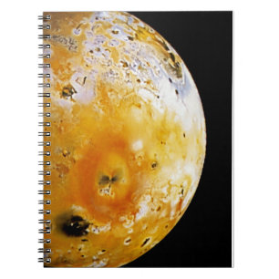 Caderno Espiral A lua Io de Jupiter