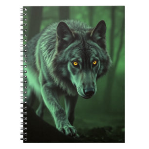 Caderno Espiral "A Majestade dos Selvagens: O Alfa na Floresta"