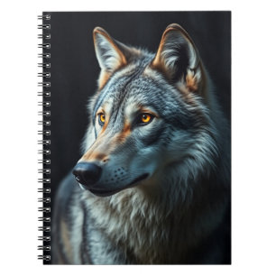 Caderno Espiral "A Majestade dos Selvagens: O Alfa na Floresta"