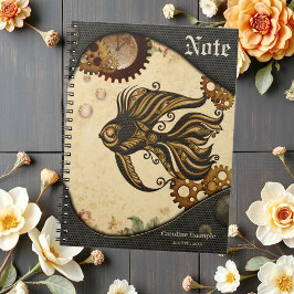 Caderno Espiral A maravilha mecânica dos peixes-galo-do-oceano