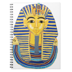 Caderno Espiral A máscara de Tutankhamun