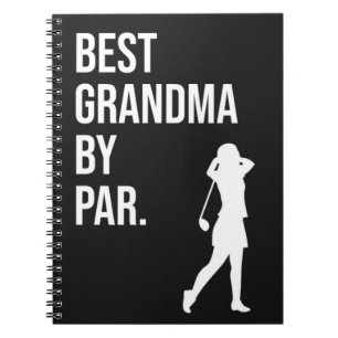 Caderno Espiral A Melhor Avó De Par Golf Oferece Presentes Para A