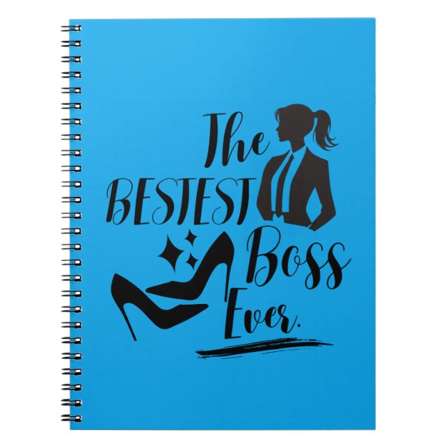 Caderno Espiral A melhor Lady Boss (Frente)