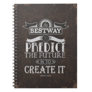 Caderno Espiral a melhor maneira de prever um futuro é criar