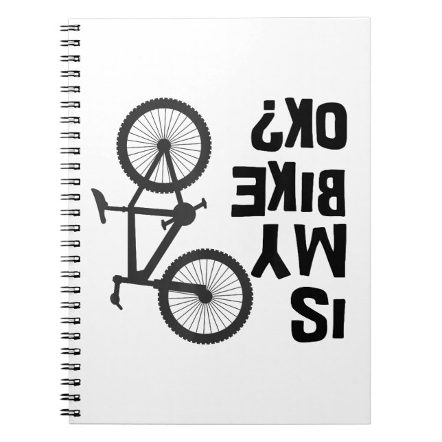 Caderno Espiral A Minha Bicicleta Está Engraçada? (Frente)