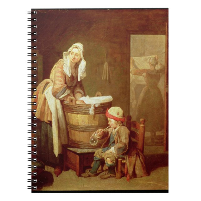 Caderno Espiral A mulher da lavanderia (Frente)
