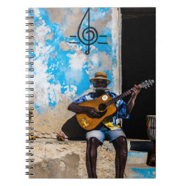 Caderno Espiral A música é o remédio da mente