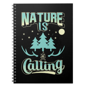 Caderno Espiral A Natureza Do Caminho Está Chamando