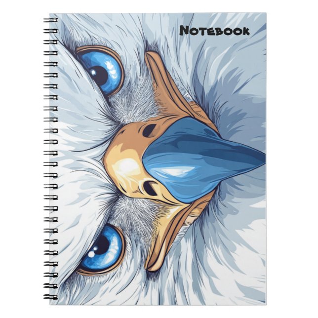 Caderno Espiral A notebook with eyes (Frente)
