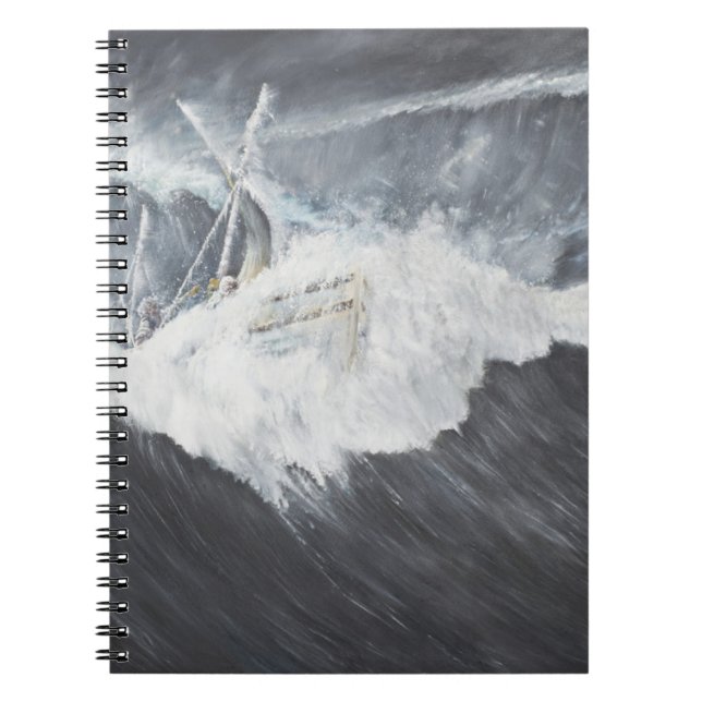 Caderno Espiral A onda gigantesca (Frente)