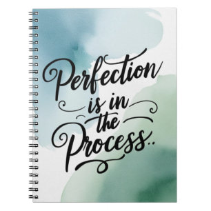 Caderno Espiral A perfeição está no processo