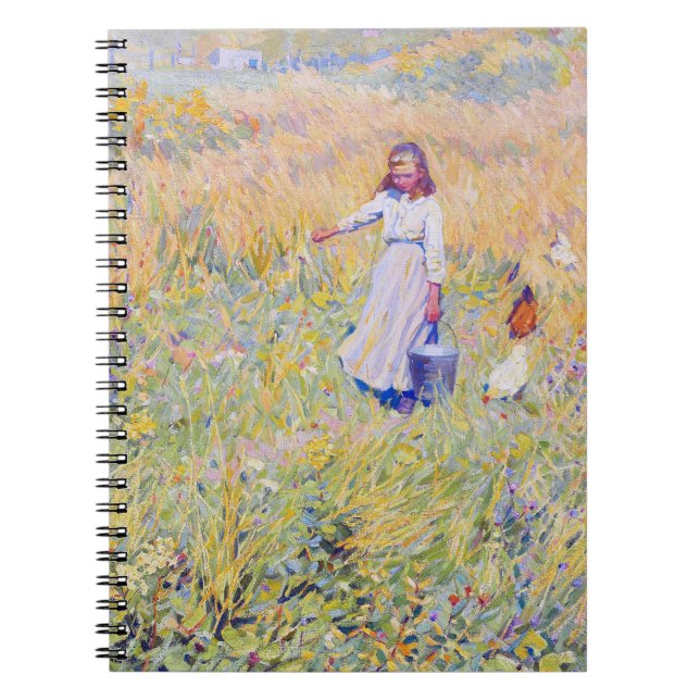 Caderno Espiral A pintura do Pequeno Trabalhador por Helen McNicol (Frente)