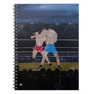 Caderno Espiral A Pintura Os Boxeadores por Alfred Fox