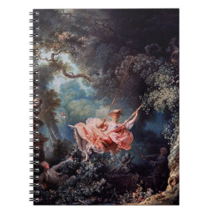 Caderno Espiral A pintura Swing de Jean-Honoré Fragonard