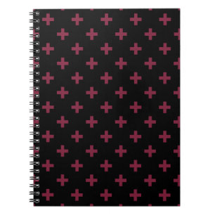 Caderno Espiral A poca de amora cruza a preto