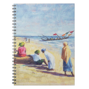 Caderno Espiral A praia em Abene Senegal 1997