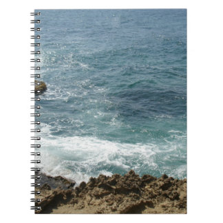 Caderno Espiral A praia encontra o oceano
