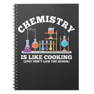 Caderno Espiral A Química Ciência Humor Química É Como Cozinha