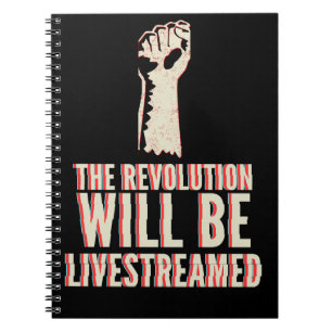 Caderno Espiral A Revolução Será Transmitida Ao Vivo