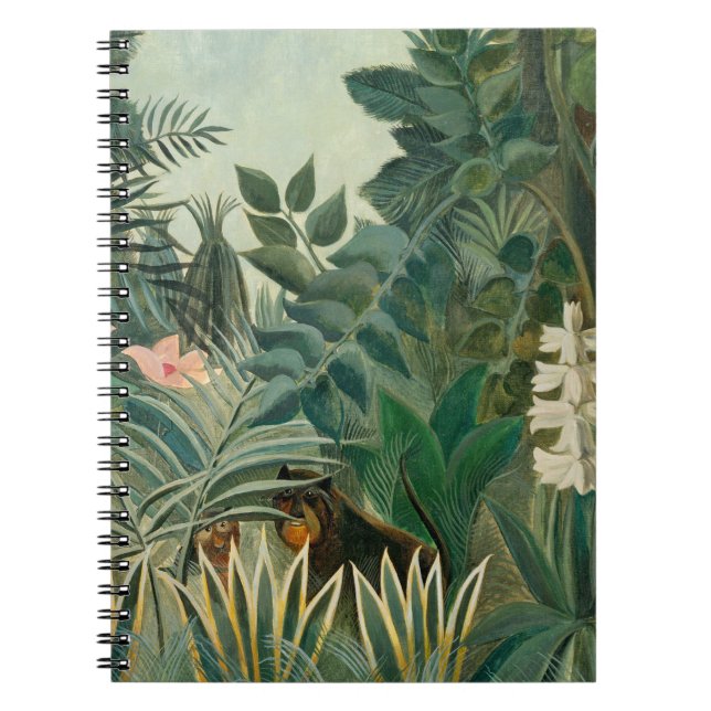 Caderno Espiral A Selva equatorial, 1909 (óleo em canvas) (Frente)