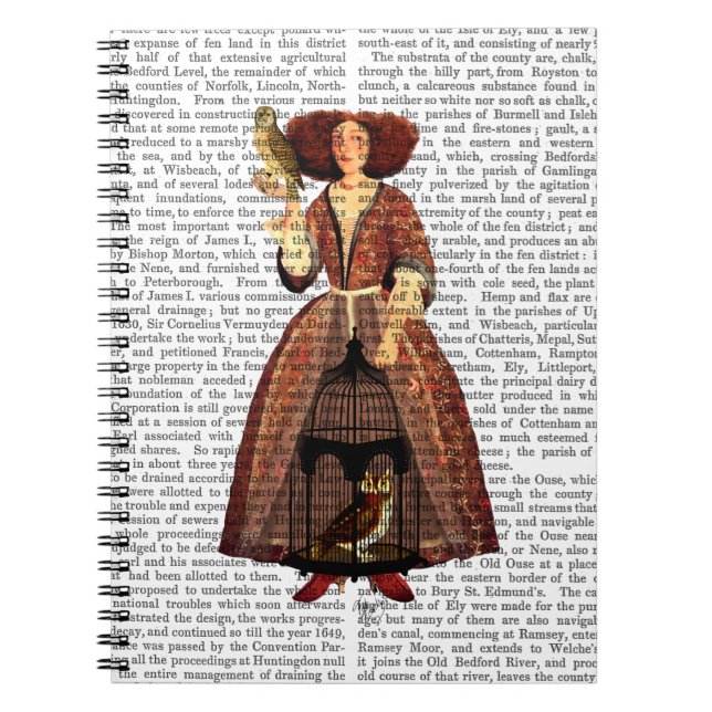 Caderno Espiral A Senhora Coruja (Frente)