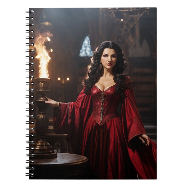 Caderno Espiral A Senhora de Magick (Frente)