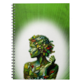 Caderno Espiral A Senhora Verde