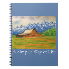 Caderno Espiral A Simpler Way of Life Classic Notebook