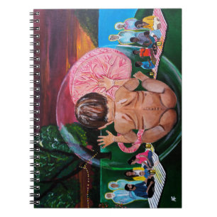 Caderno Espiral A Sinfonia das Almas Pintura por Alfred Fox