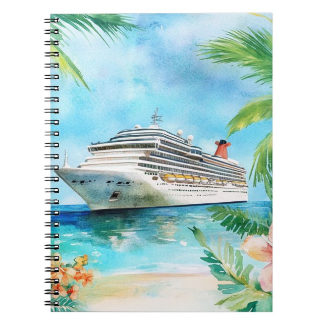 Caderno Espiral A Summer Cruise (Frente)