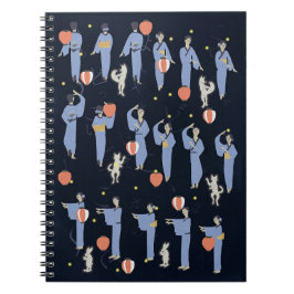 Caderno Espiral A summer night's Japan 1リングフォトノートブック