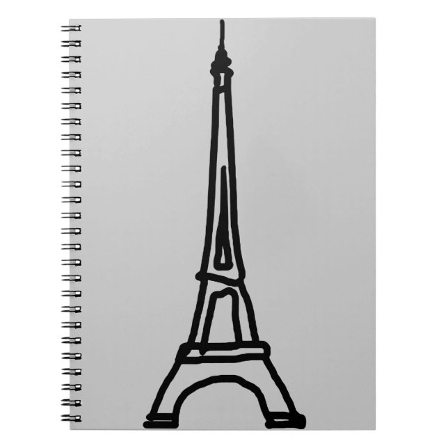 Caderno Espiral A Torre Eiffel (Frente)