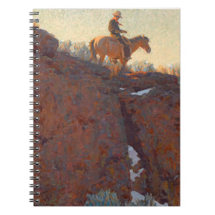 Caderno Espiral A trilha solitária de Maynard Dixon