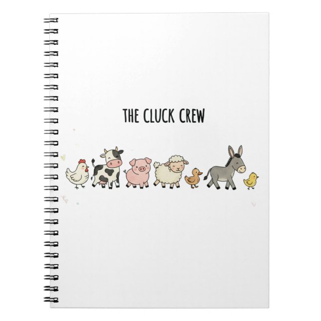 Caderno Espiral "A Turma do Cluck" (Frente)