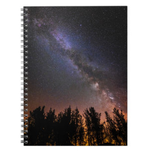 Caderno Espiral A Via Láctea Rose Valley, Califórnia